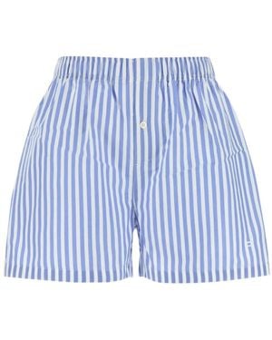Philosophy Di Lorenzo Serafini Striped Slip Shorts - Blue