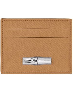 Longchamp Le Roseau Card Holder - White