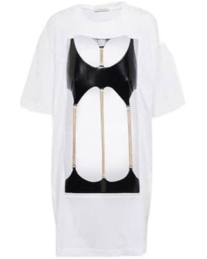 Christopher Kane Embellished Cotton T-Shirt - White