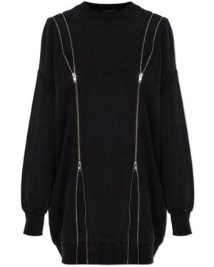R13 Zipper-Front Dress - Black