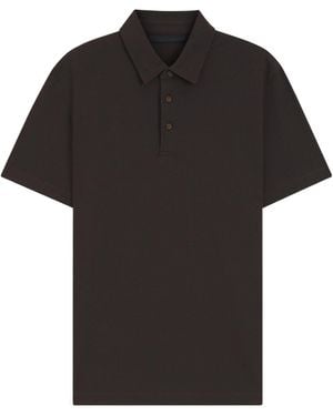 BOSS Short-Sleeved Cotton Polo Shirt - Black
