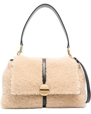 Chloé Penelope Shoulder Bag - Natural