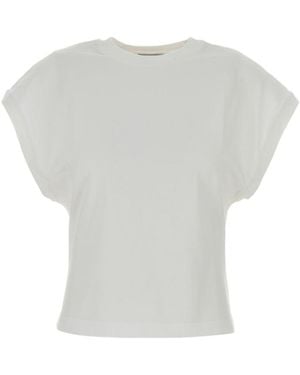 Agolde Balloon Sleeve Tee - White