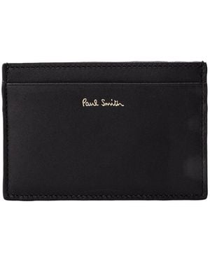 Paul Smith Leather Card Holder - Black
