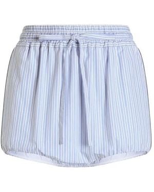 Dolce & Gabbana Striped Drawstring Shorts - Blue