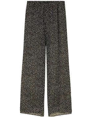 Nili Lotan Straight-Leg Trousers - Grey