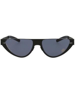 Mykita Curved-Frame Sunglasses - Blue