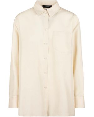 Weekend by Maxmara Wkdebbri Long-Sleeved Shirt - White