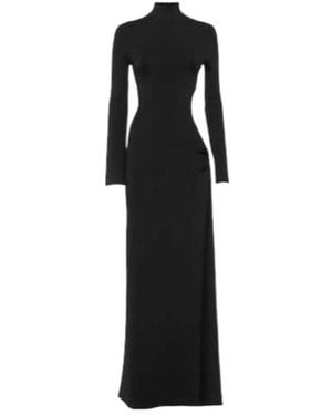 Galvan London Twisted Cindy Cutout Gown - Black