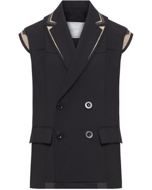 アウターその他 SACAI Woman Waistcoat Black 2507677 001 Nylon vest in black - Sacai | Mytheresa