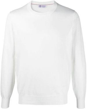 Brunello Cucinelli Crewneck Jumper - White