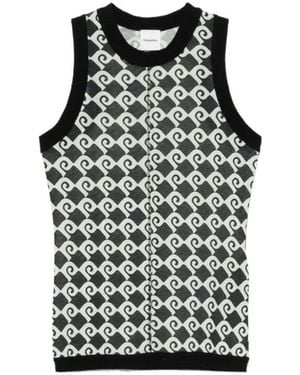Nanushka Denalie Tank Top - Black