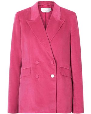 Gabriela Hearst Long-Sleeved Suit Jacket - Pink