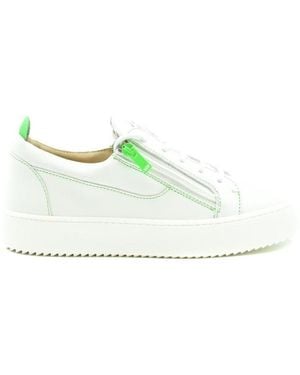 Giuseppe Zanotti Frankie Lace-Up Trainers - Multicolour
