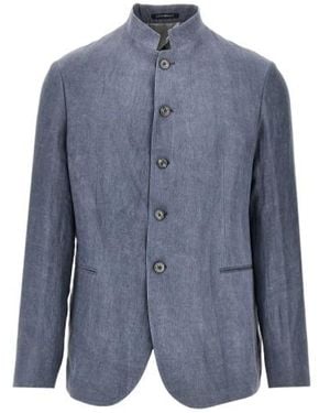 Emporio Armani Long Sleeve Jacket - Blue