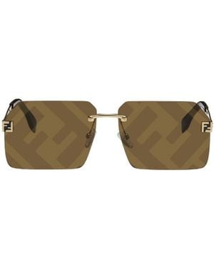 Fendi Logo Sunglasses - Multicolour