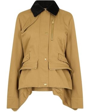 McQueen Herringbone Track Jacket - Metallic