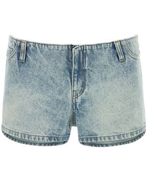 GIMAGUAS Flor Denim Shorts - Blue