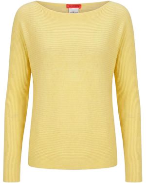 MAX&Co. Solid-Color Lightweight Knitwear - Yellow