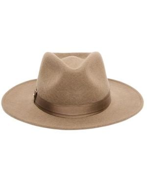 Max Mara Wool And Cashmere Felt Hat - Natural