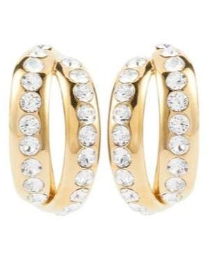 AMINA MUADDI Jahleel Embellished Earrings - Metallic