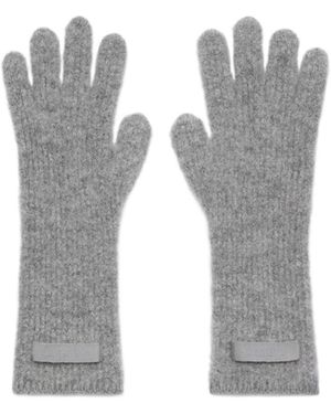 Jacquemus The Gros Grain Gloves - Grey
