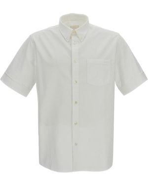 A.P.C. Short-Sleeved Button-Up Shirt - White