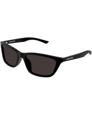 Balenciaga Bal S Rectangular Sunglasses - White