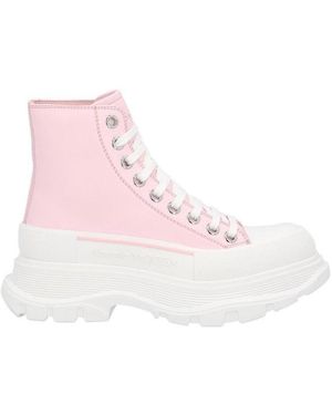 McQueen Tread Slick Boots - Pink