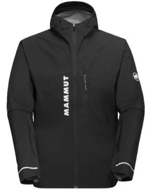 Mammut Logo-Print Hooded Jacket - Black