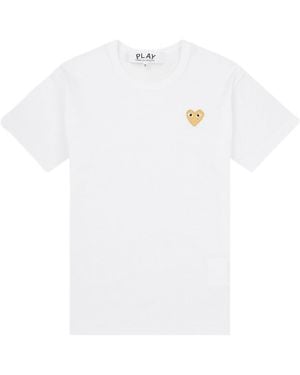 COMME DES GARÇONS PLAY Logo T-Shirt - White