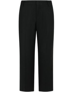 Closed Serandon Wool Blend Trousers - Black