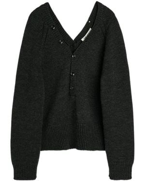 Our Legacy Country Henley Cardigan - Black