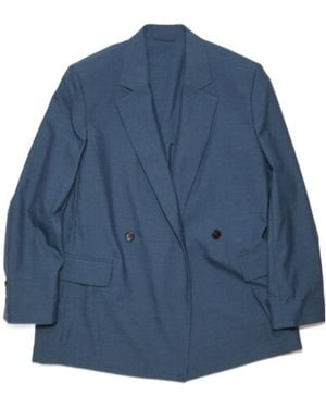 Acne Studios Double-Breasted Tailored Jacket - Blue
