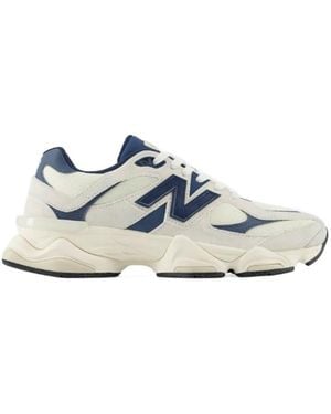 New Balance 9060 Paneled Sneakers - Blue