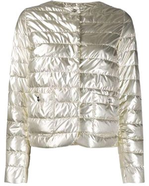 Herno Shiny Effect Puffer Jacket - Metallic