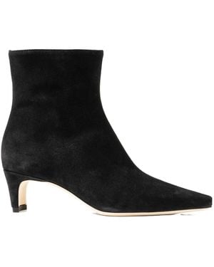 STAUD Side Zipper Boots - Black