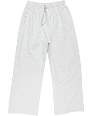 Acne Studios Drawstring Embroidered Track Pants - White
