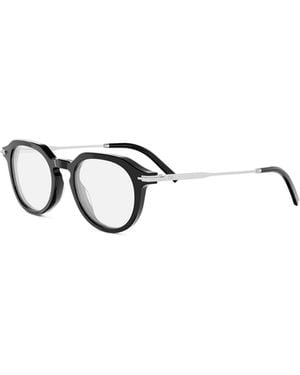 Dior Eyewear Round Frame Glasses - Metallic