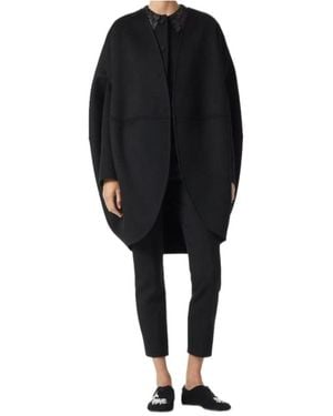 Loro Piana Vika Cape Coat - Black