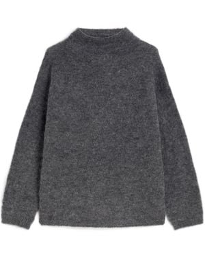 Max Mara 'S Taro Long-Sleeved Knitted Jumper - Grey