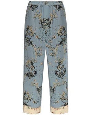 Paul Smith Loose Fit Pants - Blue