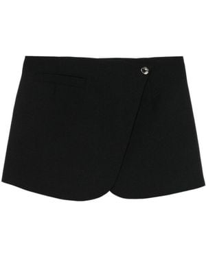 Coperni Eccentric Front Opening Skirt - Black