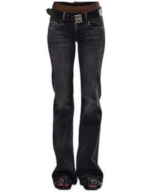 R13 Boy Flare - Black