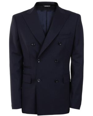 Tonello Double-Breasted Jacket - Blue