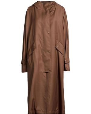 Max Mara Full-Length Jackets - Brown