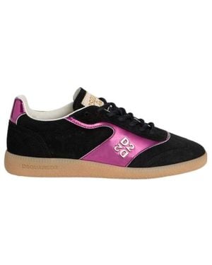 DSquared² Rebels Panelled Trainers - Black