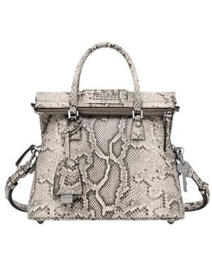 Maison Margiela 5Ac Classique Embossed Micro Bag - Multicolour
