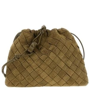 Bottega Veneta Woven Clutch - Green