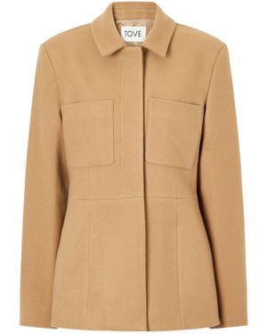 TOVE Wool And Cashmere-Blend Jacket - Natural